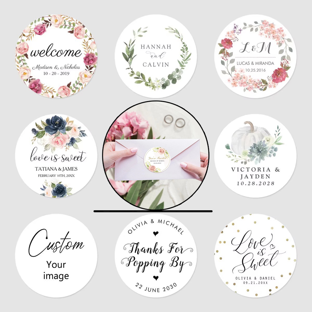 Wedding Supply In Bulk - Naklejki na zamówienie na wesela, urodziny,
