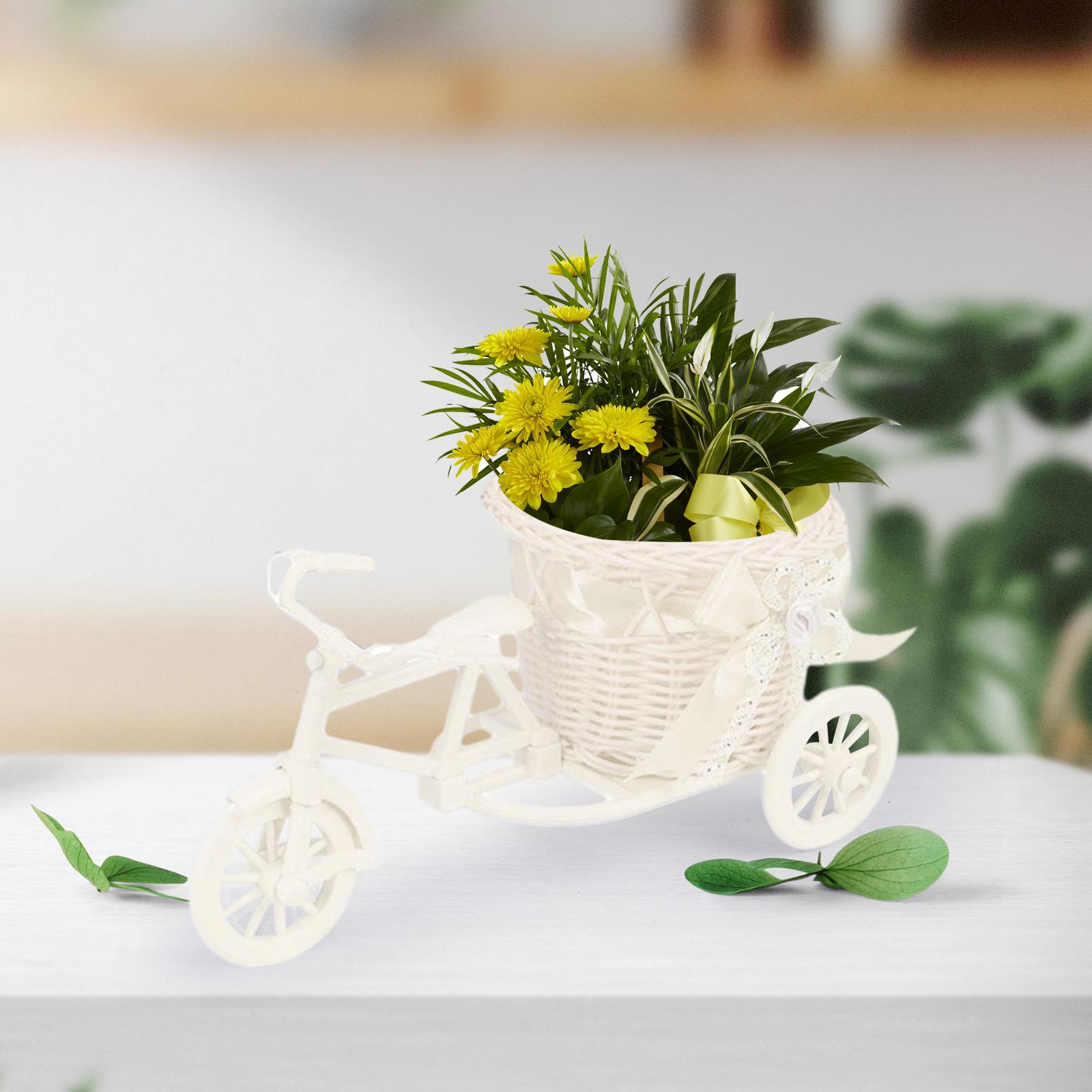 Rower sztuczny kosz na kwiaty  – Wedding Hampers recenzja i cena