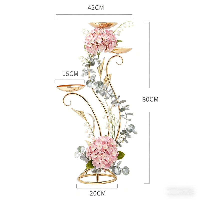 Złoty stojak na kwiaty do skle – Wedding Decor Supply Store recenzja i cena